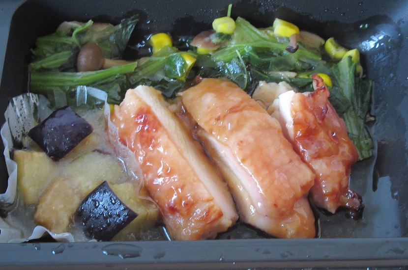 タイヘイ・よりどりたのしみ御膳7食セット・鶏の照焼き＆小松菜ときのこの和え＆なすの生姜おろしあん