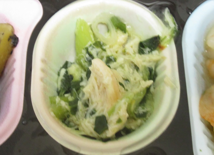 食宅便・中華セット（限定セット）・鶏ささみと小松菜の柚子胡椒風味